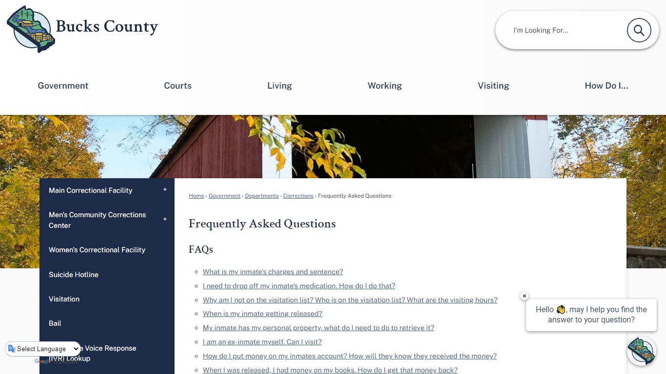 Frequently Asked Questions | Bucks County, PA